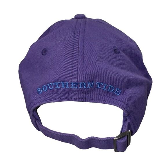Southern Tide Team Colors Skipjack Strapback Hat Regal Purple OS - Picture 3 of 7